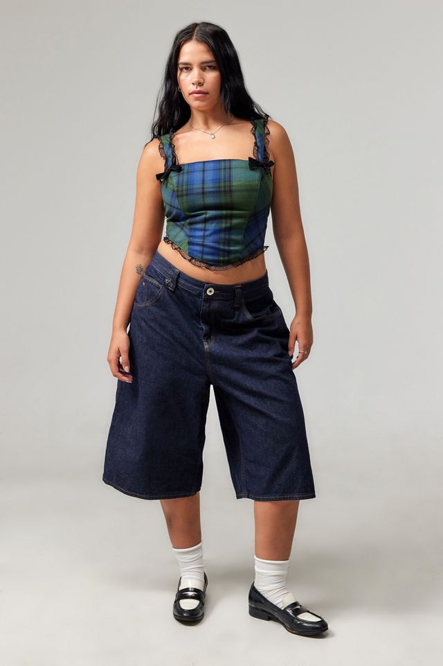 Haut corset à carreaux précieux Kimchi Blue #1