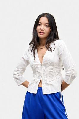 Camicia Arricciata River di Silence + Noise