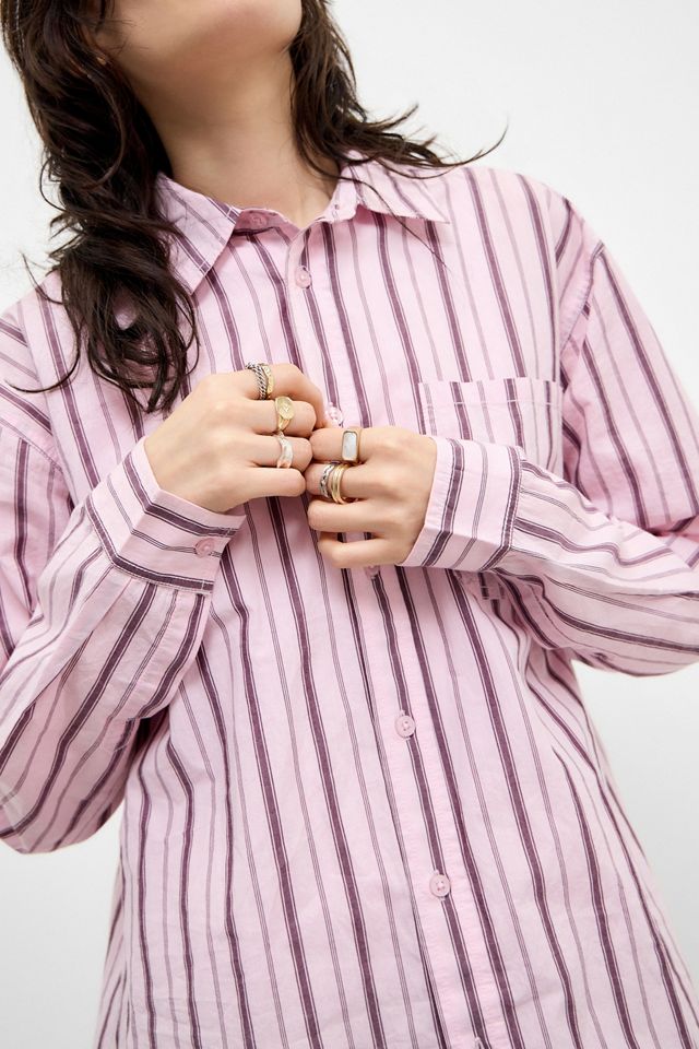 BDG Pink Beck Stripe Shirt #2