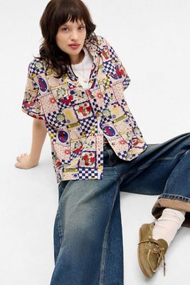 BDG Paige Printed Shirt