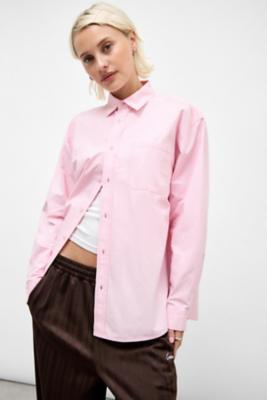 iets frans. Poplin Shirt - Pink XL at Urban Outfitters