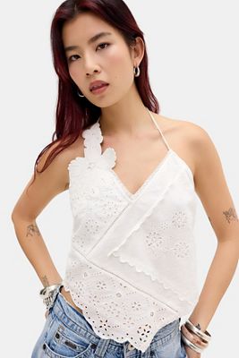 Top con Allacciatura al Collo Sammi Kimchi Blue
