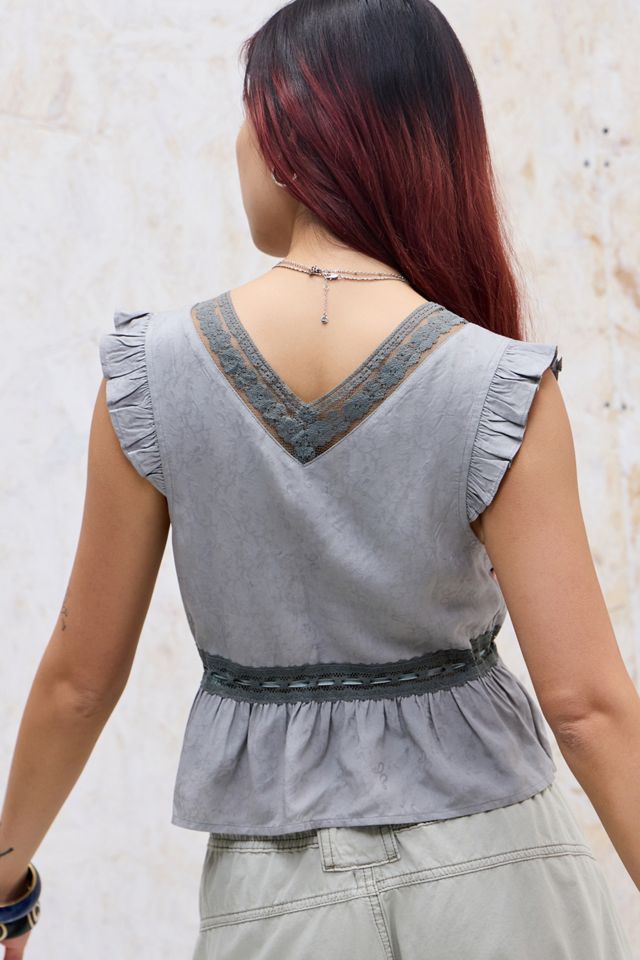 Kimchi Blue Ava Satin Blouse #3