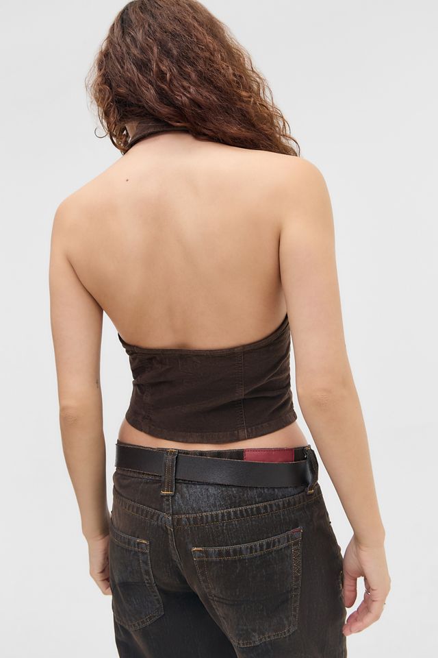 BDG Polly Halterneck Corduroy Top #3