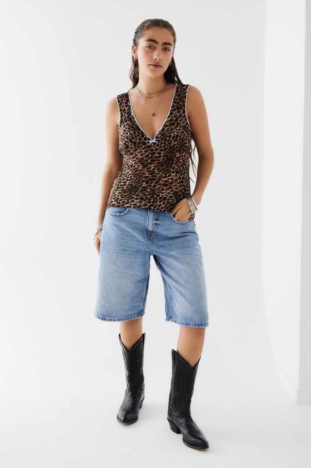 Light Before Dark Isabella Leopard Print Tank Top #3