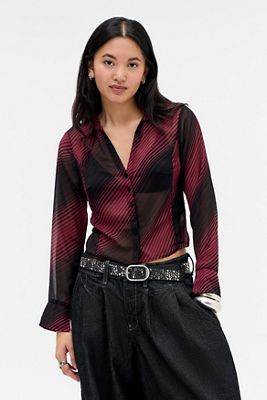 Camicia UO Sheer Perfection