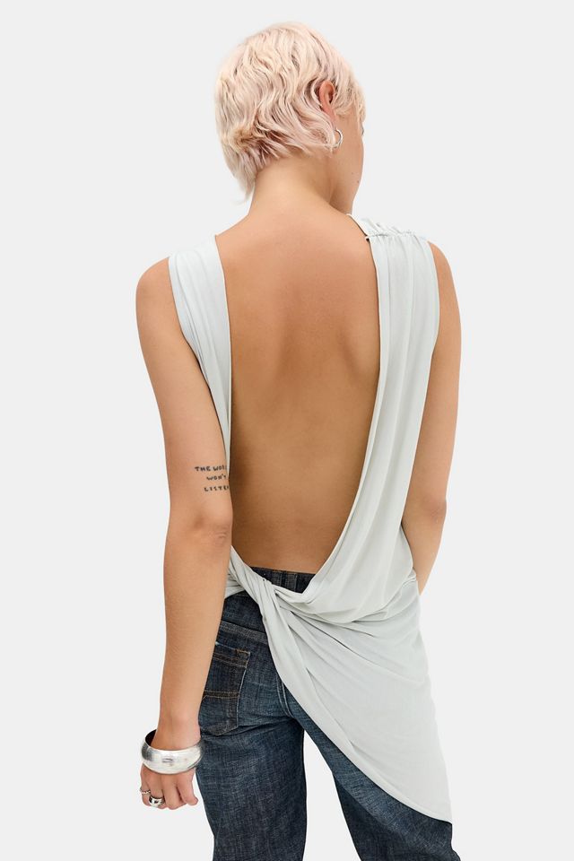 Silence + Noise Drape Tunic Top #3