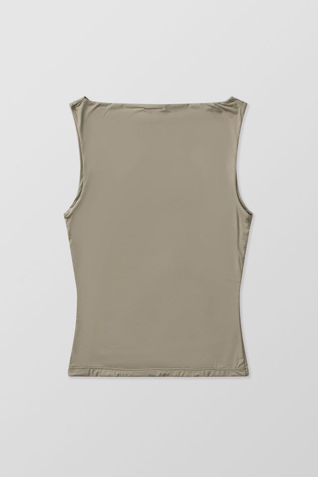 UO Lia Slinky Slash Neck Tank Top #5