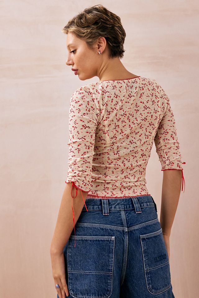 Top de Malla Floral Antoinette de Kimchi Blue #3