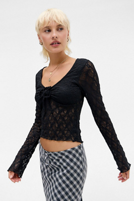 Quinn Lace Top en taille: XS - Kimchi Blue - Modalova