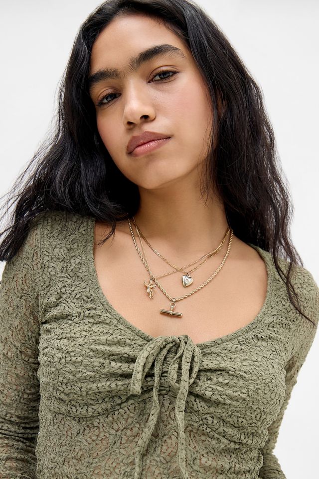 Kimchi Blue Quinn Spitzentop #1