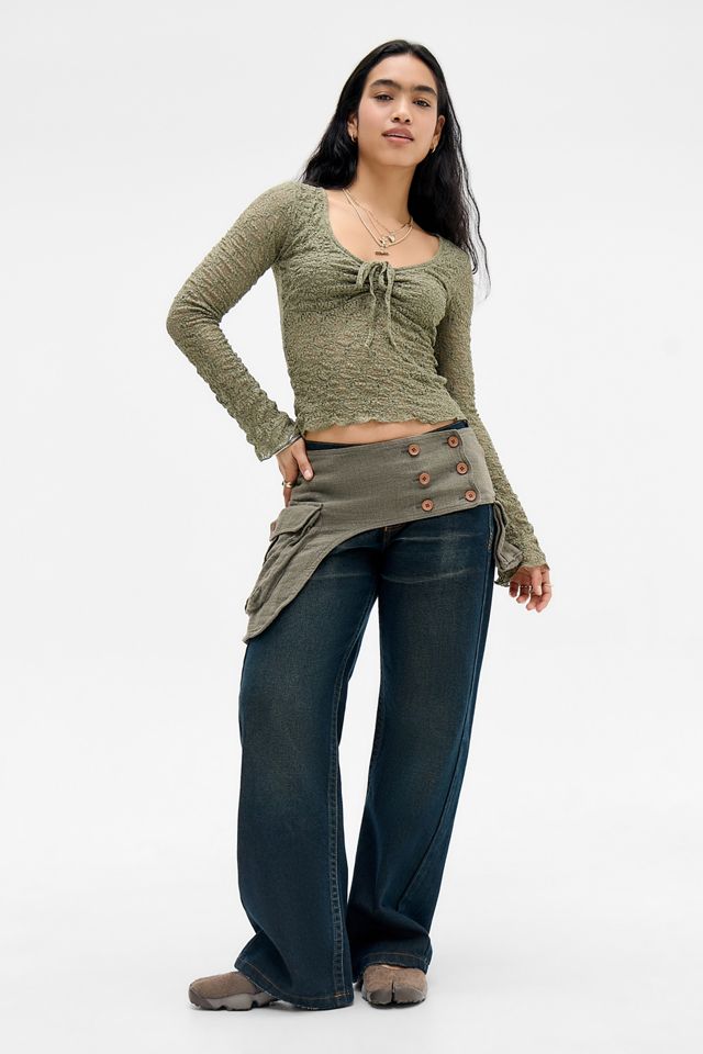 Kimchi Blue Quinn Spitzentop #2