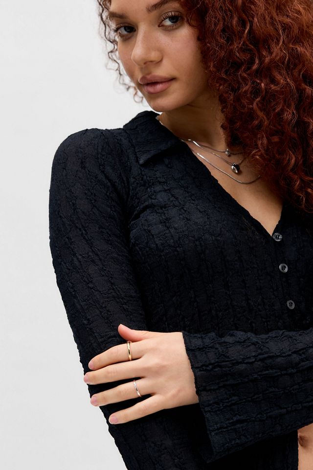 Kimchi Blue Camisa Texturizada Maisie #1