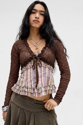 Kimchi Blue Jinx Spitzen-Bolero