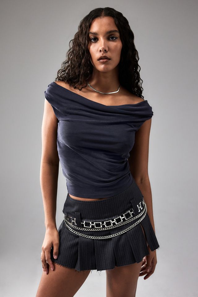UO Sofia Cowl Cupro Top #1