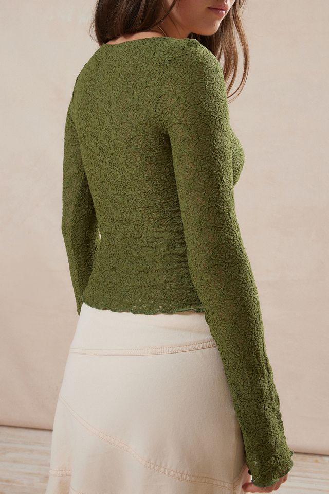 Kimchi Blue Quinn Lace Long-Sleeved Top #1