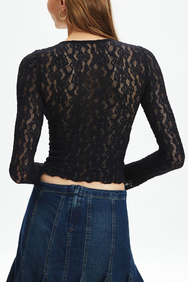Kimchi Blue Olivia Lace Long Sleeve Top #3