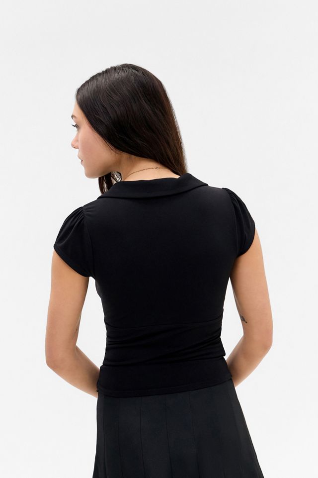 Silence + Noise Loren Hook & Eye Shirt #4