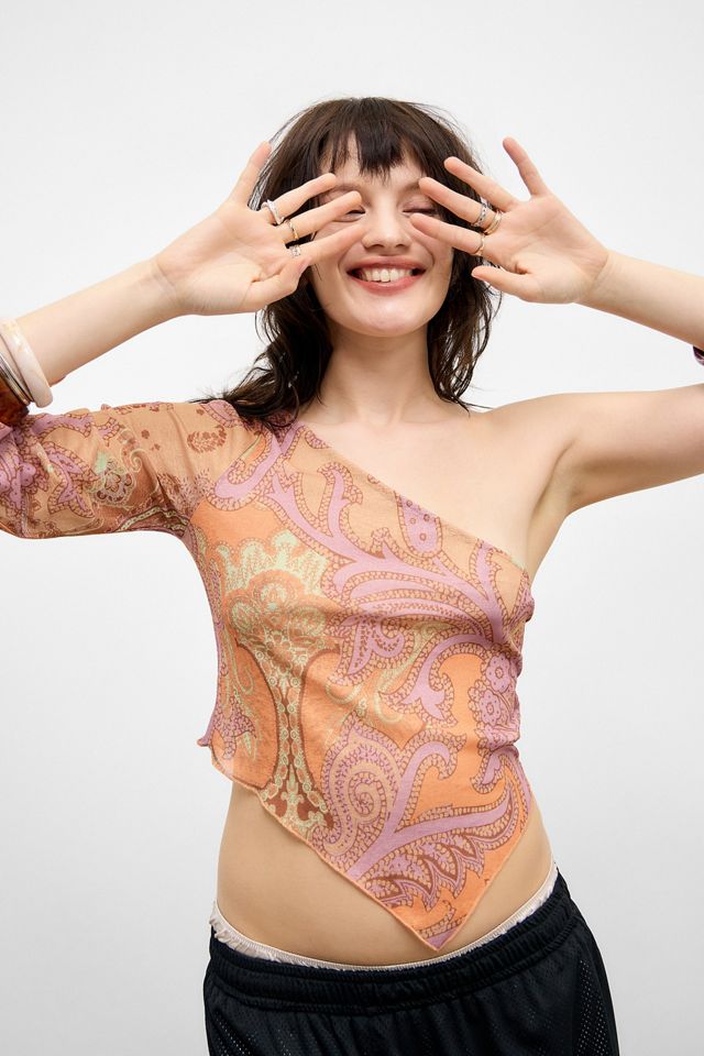 Kimchi Blue Paige One Shoulder Top #1