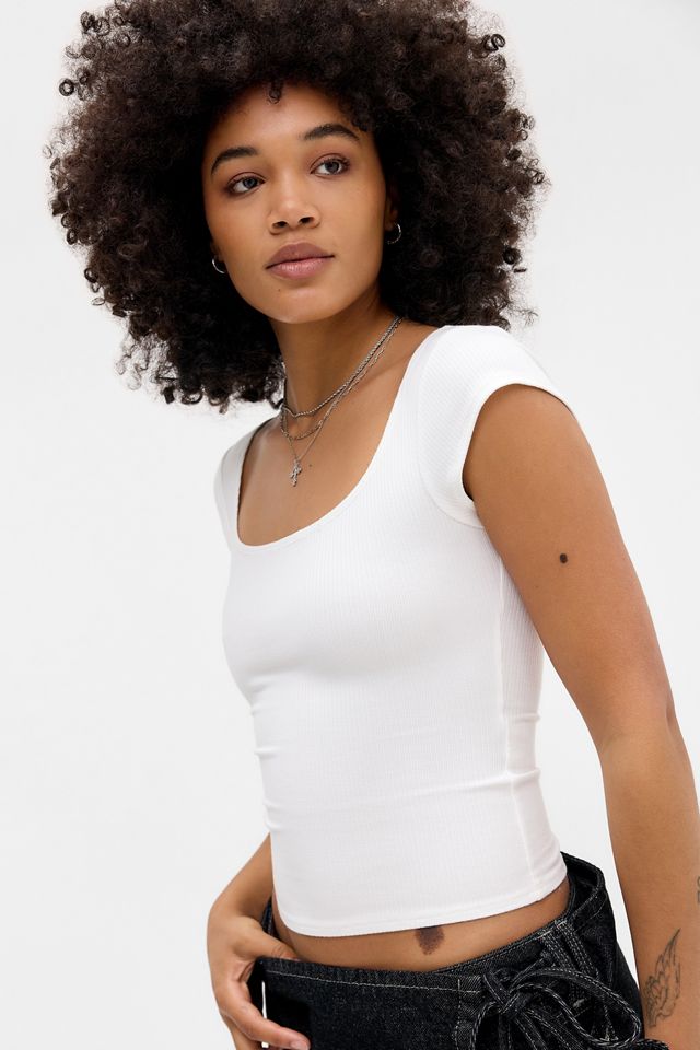 BDG Cap Sleeve Square Neck Top #1