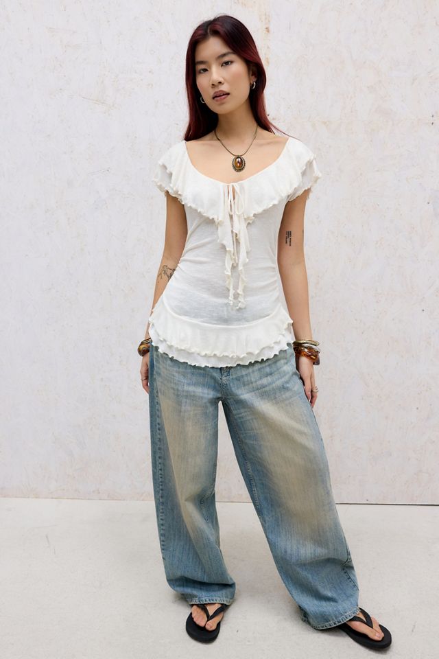 UO Bella Ruffle Top #1