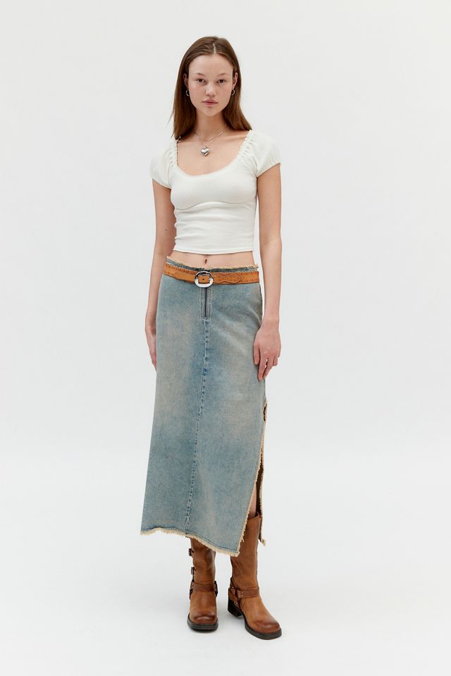 BDG Charlie Puff Sleeve Fitted Top #2