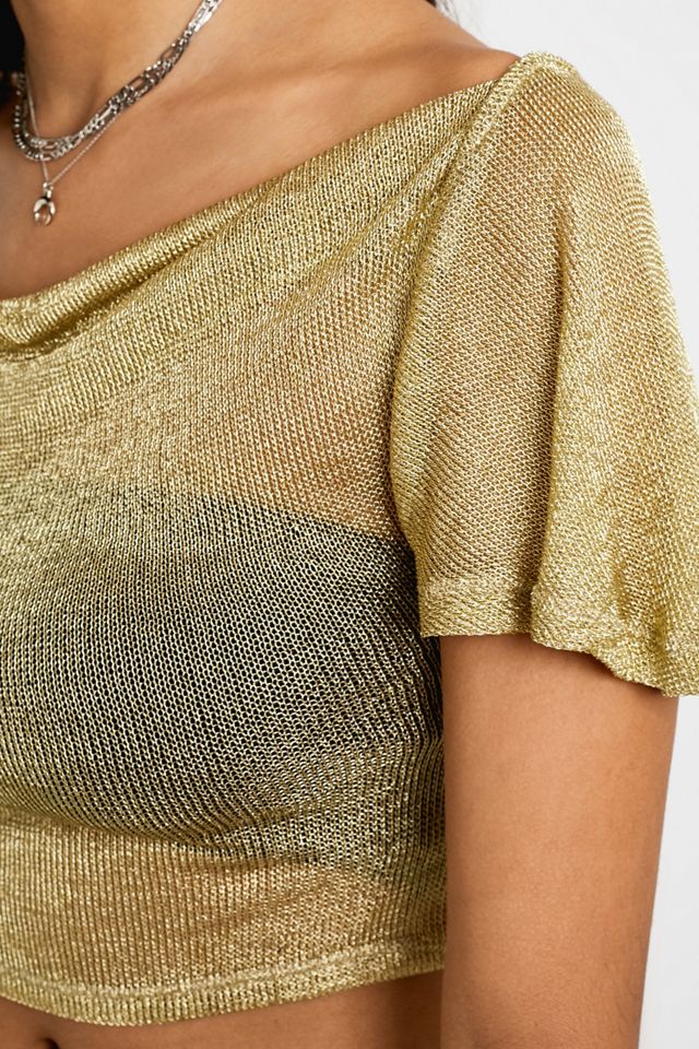 UO - Haut Loretta en tulle métallisé #2