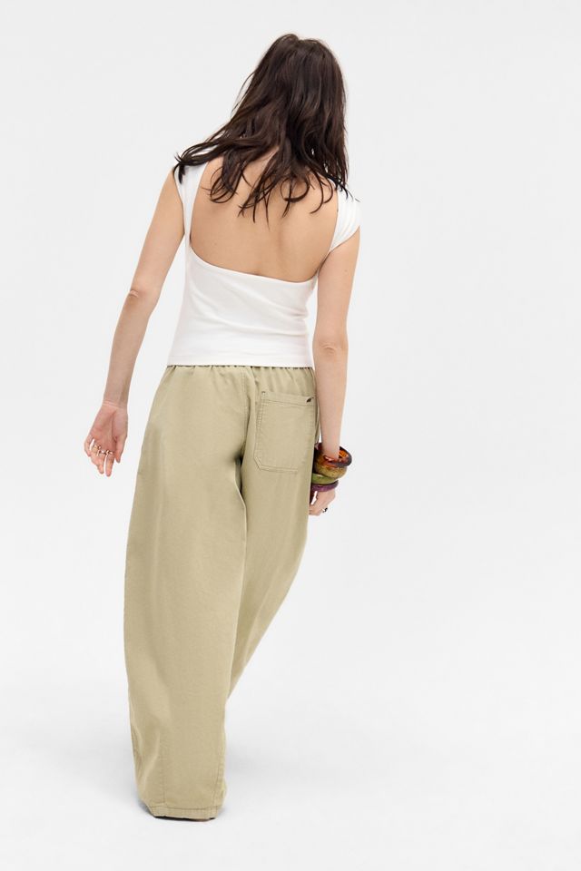 UO Lia Short Sleeve Backless Cotton Top #1