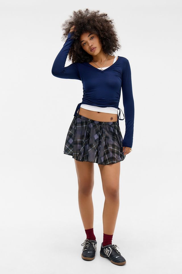 iets frans... Ruched Double Layer T-Shirt #2