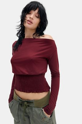 Top de Manga Larga Fruncido Dolly Silence + Noise