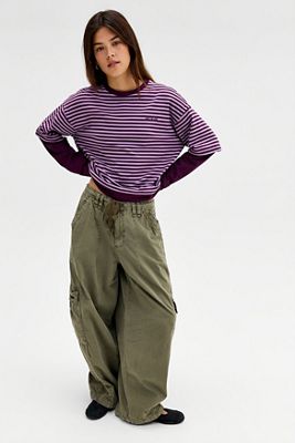BDG Arlo Double Layer Long Sleeve T-Shirt