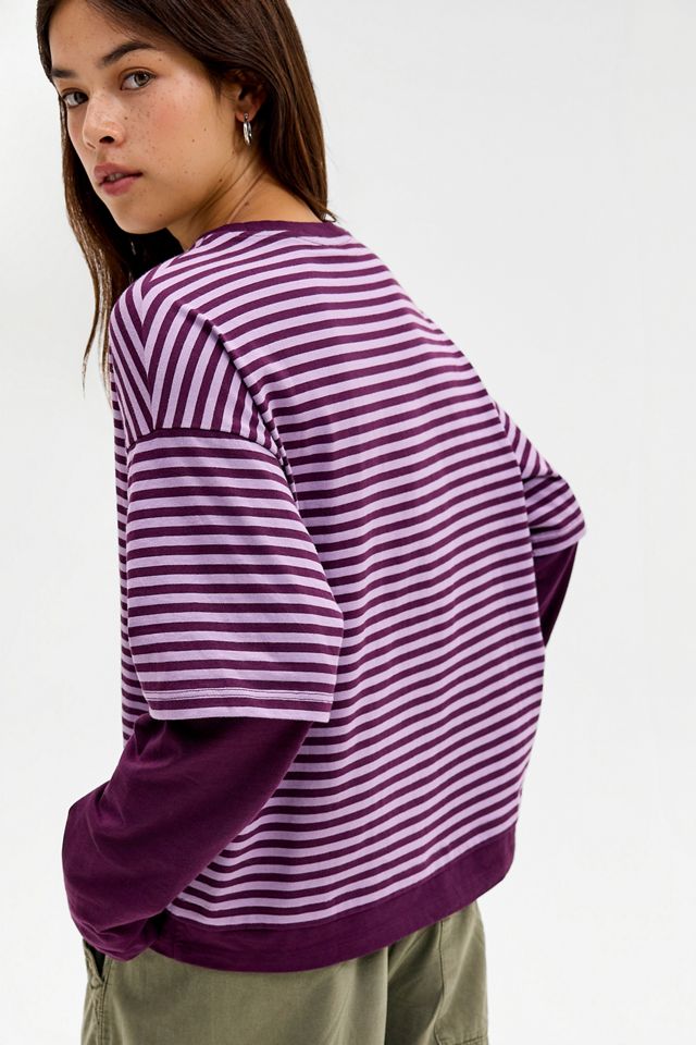 BDG Arlo Doppellagiges Langarm-T-Shirt #3