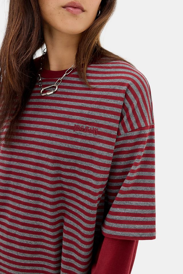 BDG Arlo Double Layer Long Sleeve T-Shirt #1
