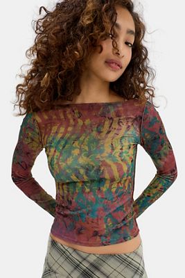 Maglia a Maniche Lunghe UO Frankie con Stampa