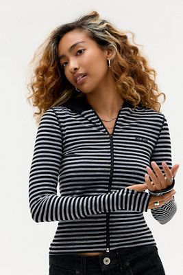 UO Bekki Stripe Hoodie