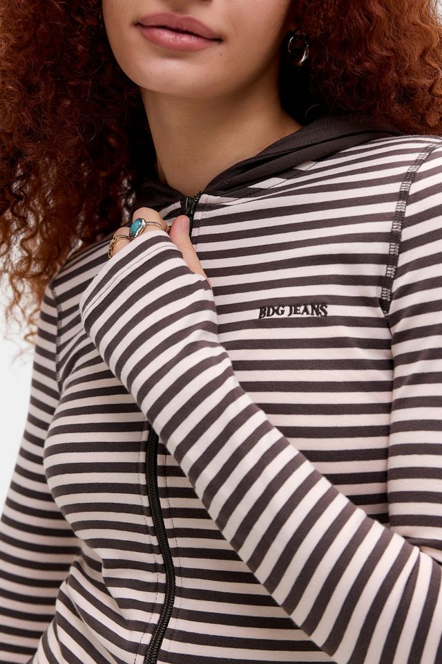 UO Bekki Stripe Hoodie #2