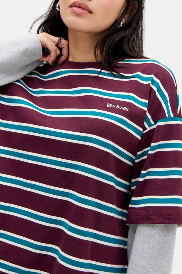 BDG Arlo Double Layer Long Sleeve T-Shirt #5