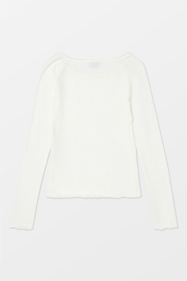 BDG Jake Scoop Neck Long Sleeve Top #7