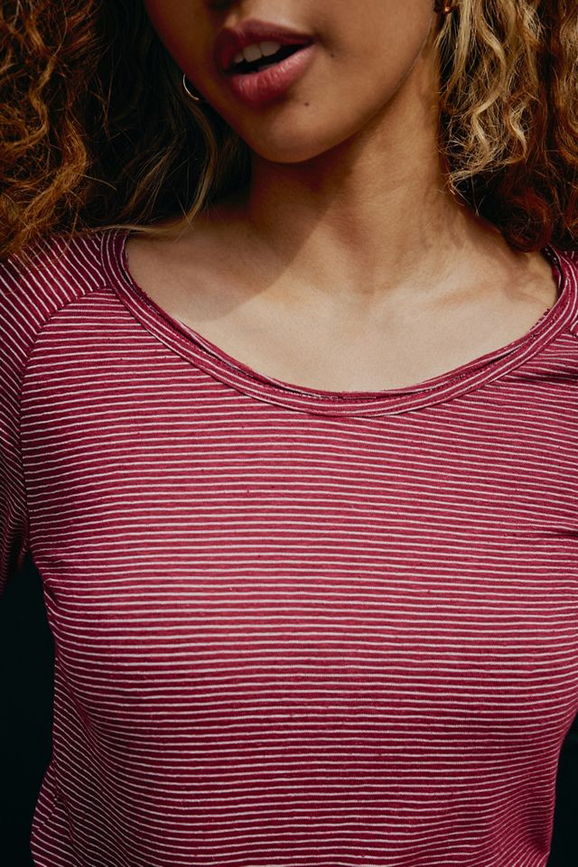 BDG Jake Scoop Neck Long Sleeve Top #1