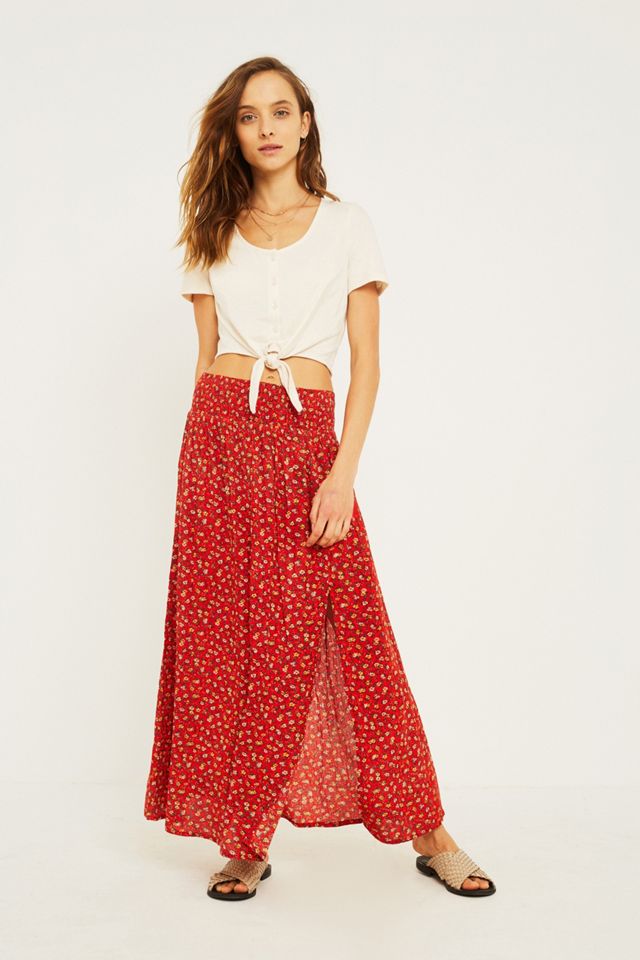 Urban Outfitters Button-Through Tie Front T-Shirt #1