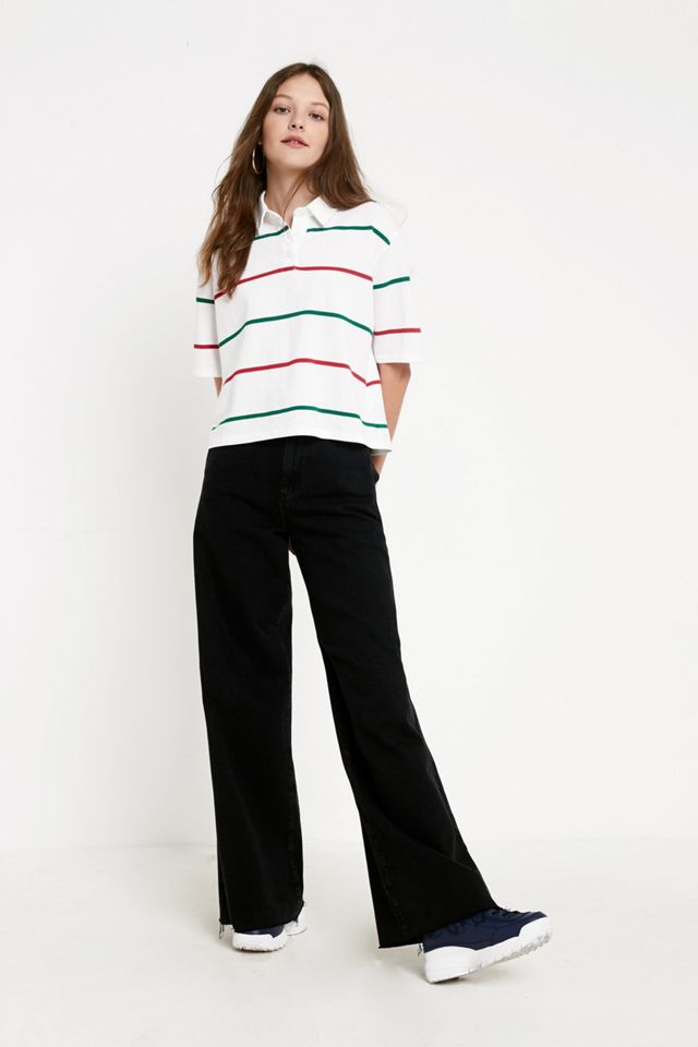 UO Wide Stripe Short Sleeve Polo Shirt #2