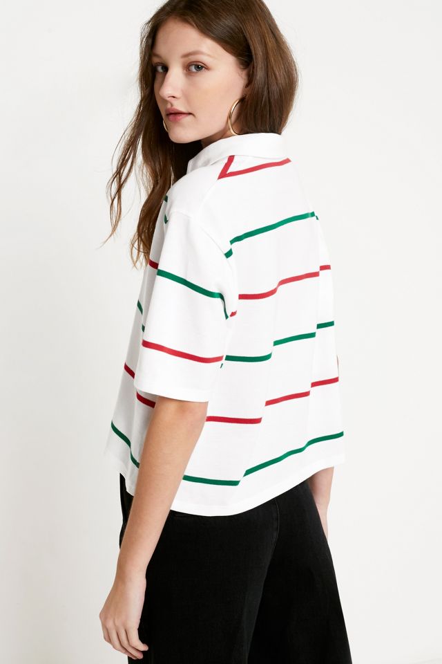 UO Wide Stripe Short Sleeve Polo Shirt #3