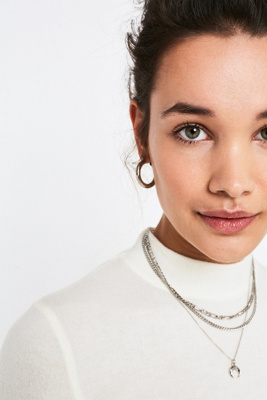 UO Cosy Cream Funnel Neck Top | Urban Outfitters UK