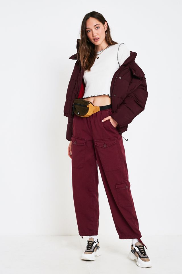 UO - T-shirt à manches longues à bordures ondulées surpiquées #1