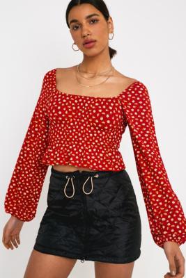 floral top urban outfitters