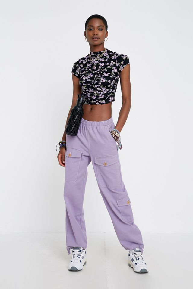 UO Blossom Print Ruched T-Shirt #3