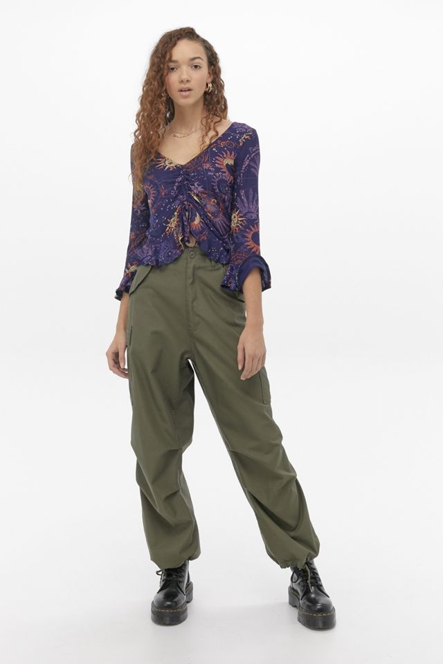 UO - Haut froncé céleste Mila #2