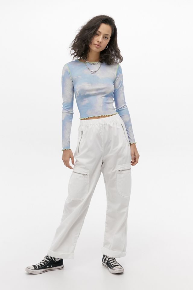 UO Cloud Print Mesh Top #3