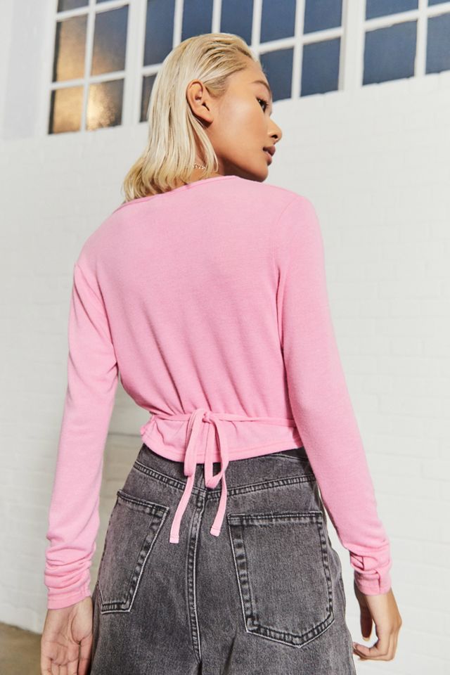 UO Cosy Ballet Wrap Top #1