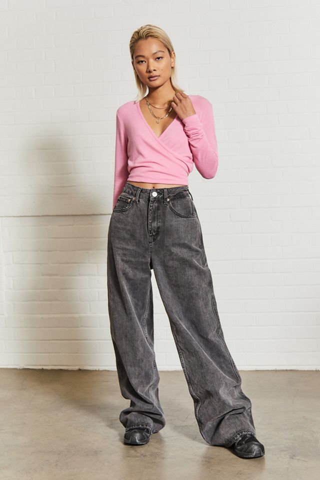 UO Cosy Ballet Wrap Top #3